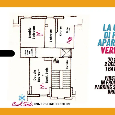 Apartment La Casa Di Frida Family *